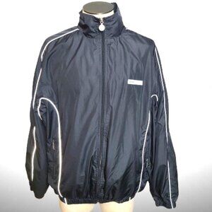 : Versace Jeans Couture Windbreaker Jacket XL Black Full Zip